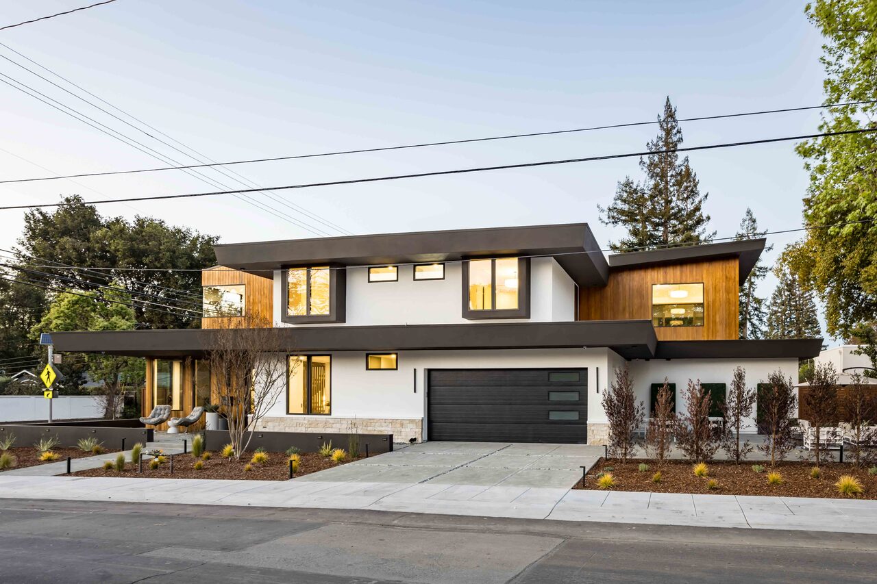 Custom home built by BayCal in Menlo Park, California