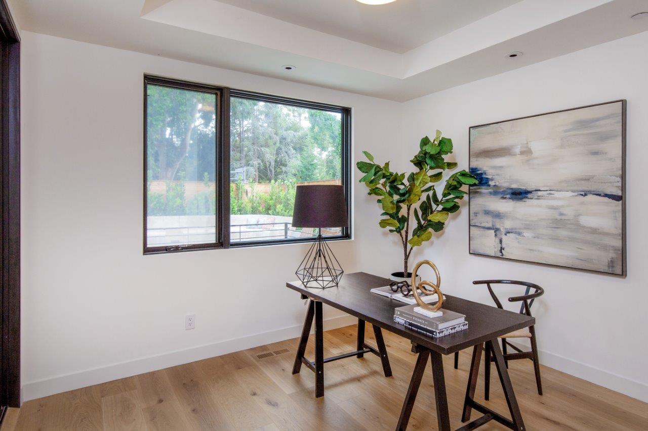 Palo Alto custom home — bedroom