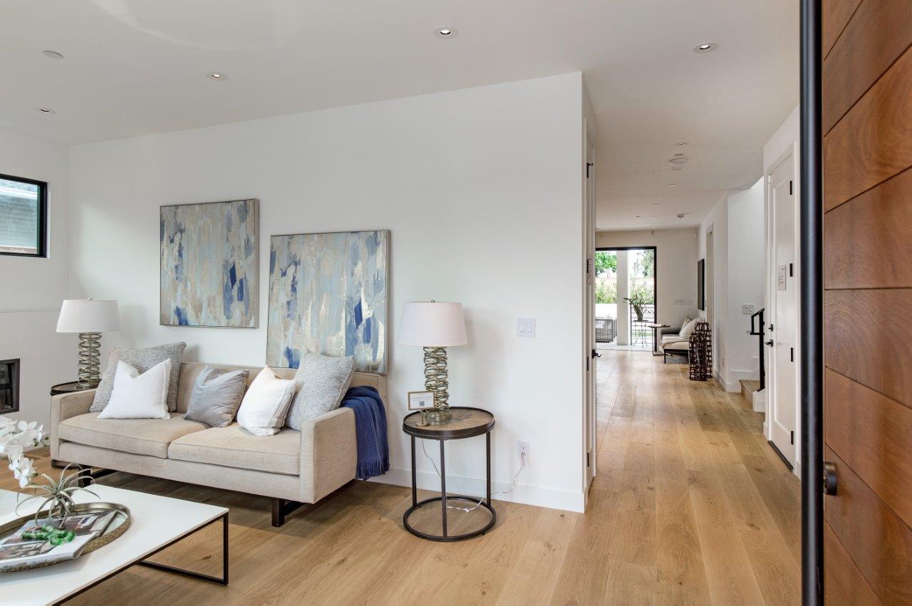 Palo Alto custom home — entry