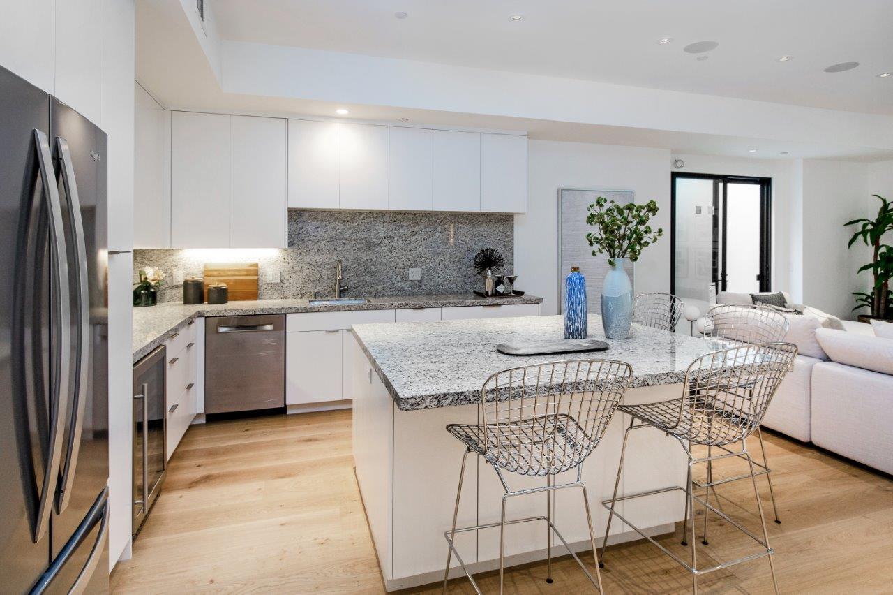 Palo Alto custom home — kitchen lower