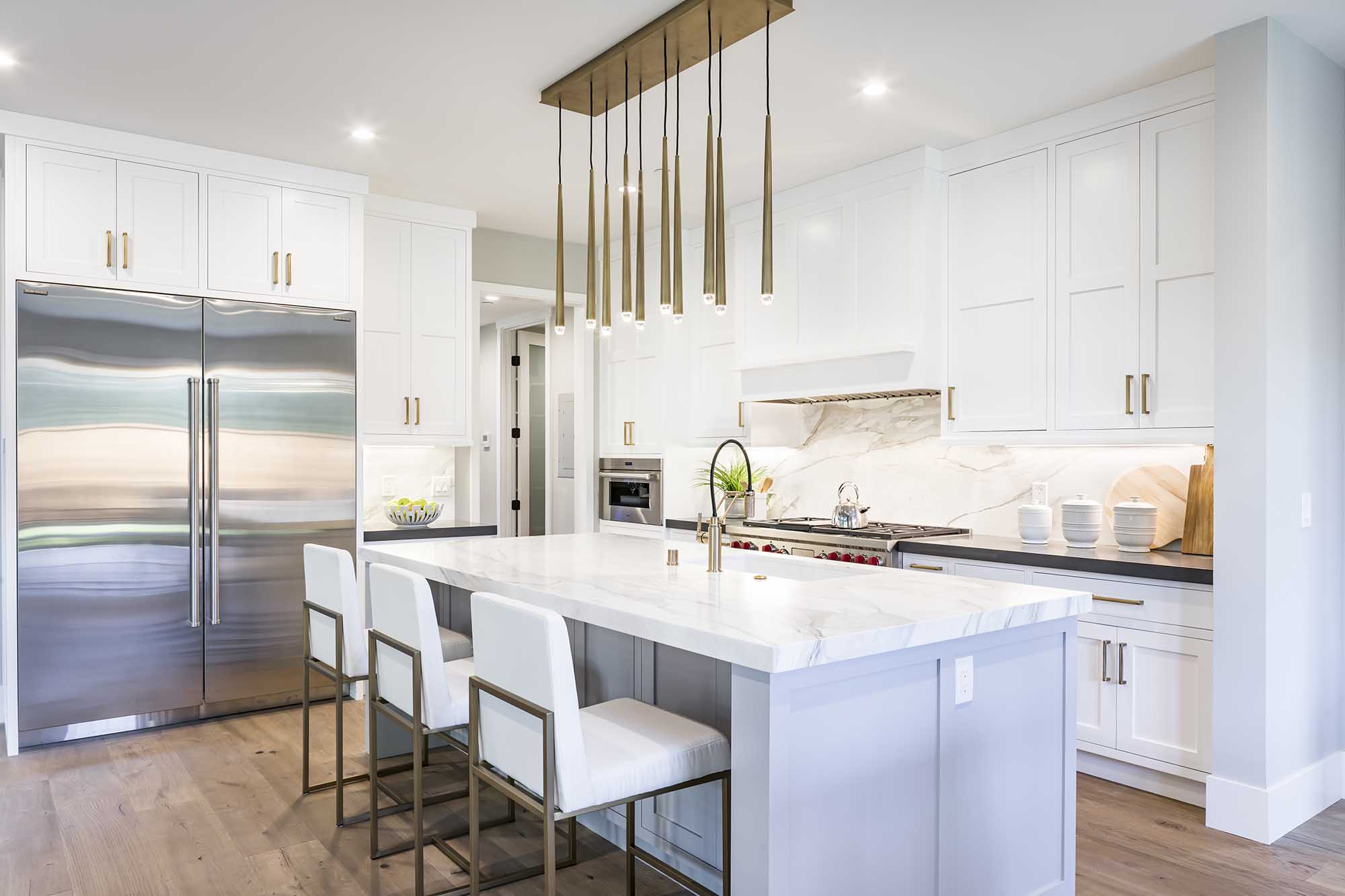 Saratoga modern farmhouse — kitchen